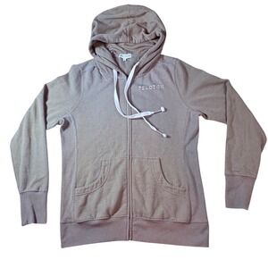 Peloton Full Zip Hoodie Zip Women's Medium olive Athleisure Sweatshirt